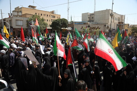 تصاویر/ راهپیمایی جمعه خشم و نصر در قم