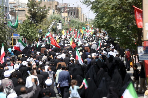 تصاویر/ راهپیمایی جمعه خشم و نصر در قم