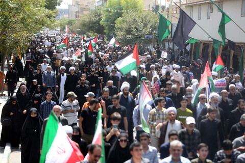 تصاویر/ راهپیمایی جمعه خشم و نصر در قم