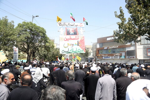 تصاویر/ راهپیمایی جمعه خشم و نصر در قم