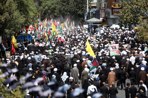 تصاویر/ راهپیمایی جمعه خشم و نصر در قم