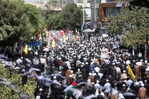 تصاویر/ راهپیمایی جمعه خشم و نصر در قم