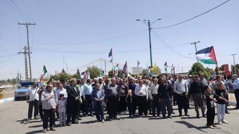 تصاویر/ نماز جمعه و راهپیمایی در کشکوئیه