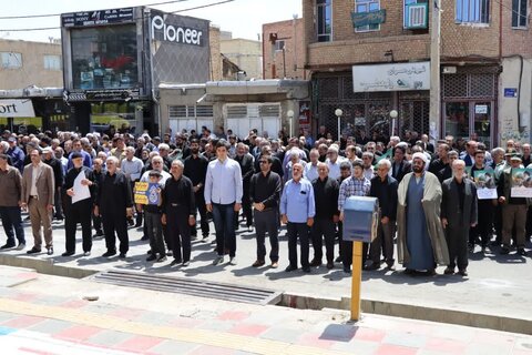 تصاویر/ راهپیمایی ضد صهیونیستی مردم تکاب