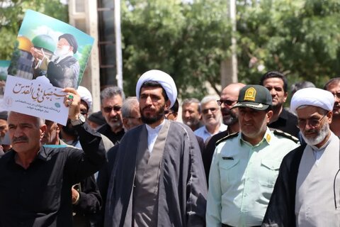 تصاویر/ راهپیمایی ضد صهیونیستی مردم تکاب