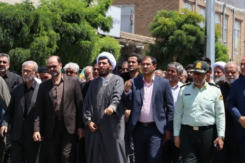 تصاویر/ راهپیمایی ضد صهیونیستی مردم تکاب