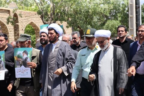 تصاویر/ راهپیمایی ضد صهیونیستی مردم تکاب