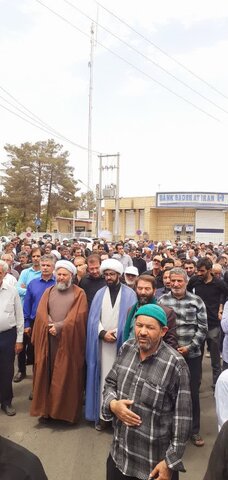 عکس/ حضور پرشور مردم آران وبیدگل در راهپیمایی جمعه خشم