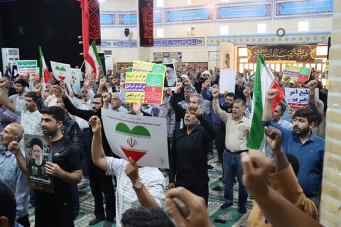 تصاویر/ تجمع مردم عالیشهر در جمعه خشم و نصر