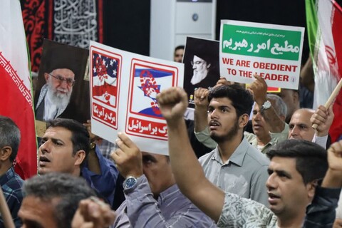 تصاویر/ تجمع مردم عالیشهر در جمعه خشم و نصر