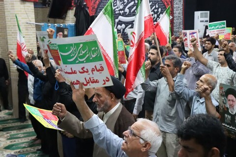 تصاویر/ تجمع مردم عالیشهر در جمعه خشم و نصر