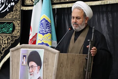 تصاویر/ آیین عبادی سیاسی نماز جمعه نوشین شهر