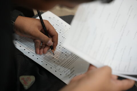 تصاویر برگزاری آزمون ورودی حوزه علمیه استان تهران