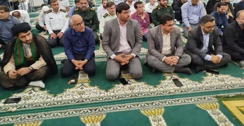 تصاویر/ برگزاری آیین عبادی سیاسی نمازجمعه امروز شهر عسلویه