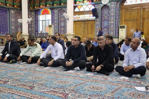 نماز جمعه خارگ به روایت تصویر