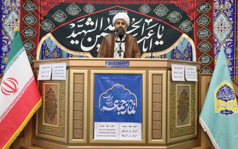 نماز جمعه خارگ به روایت تصویر