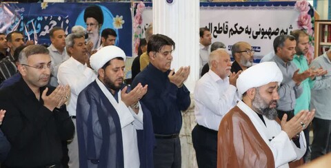 نماز جمعه خارگ به روایت تصویر