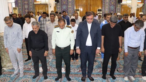 نماز جمعه خارگ به روایت تصویر