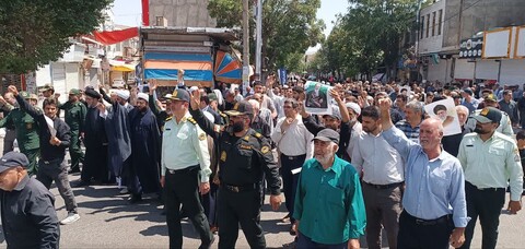 تصاویر/ راهپیمایی مردم غیور و ولایت مدار میانه در حمایت از مردم غزه