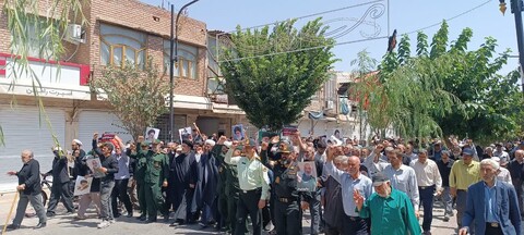 تصاویر/ راهپیمایی مردم غیور و ولایت مدار میانه در حمایت از مردم غزه