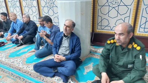 نمازجمعه شهر جم به روایت تصویر