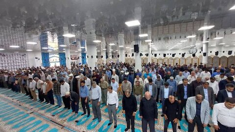 نمازجمعه شهر جم به روایت تصویر