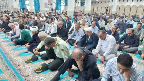 نمازجمعه شهر جم به روایت تصویر