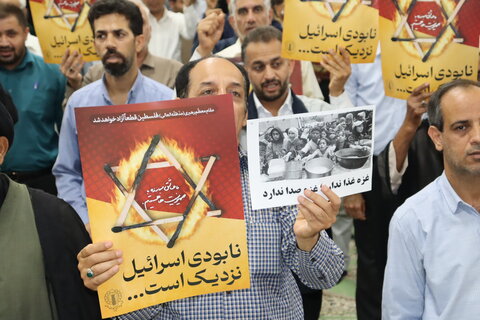 تصاویر/ حمایت مردم دیر از ملت مظلوم غزه