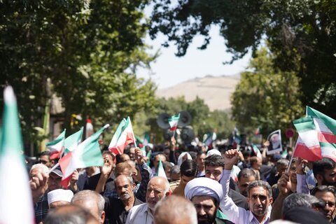 تصاویر راهپیمایی جمعه خشم و نصر در خرم آباد