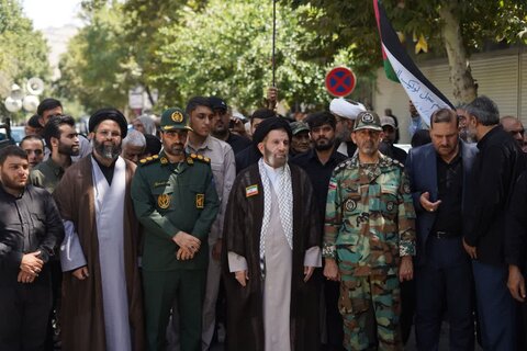 تصاویر راهپیمایی جمعه خشم و نصر در خرم آباد