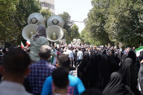 تصاویر راهپیمایی جمعه خشم و نصر در خرم آباد