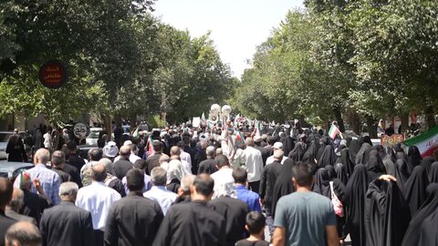 تصاویر راهپیمایی جمعه خشم و نصر در خرم آباد