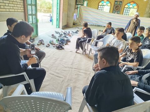 تصاویر کلاس‌های اوقات فراغت طرح تربیتی شهید حاجی‌زاده در خرم آباد