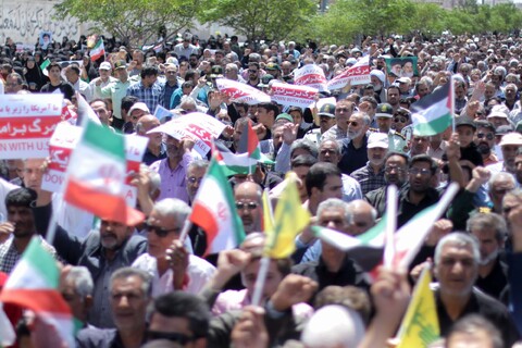 تصاویر| راهپیمایی خشم و نصر در بیرجند