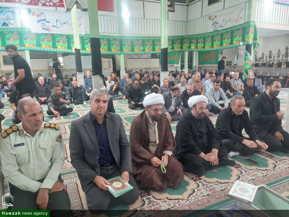 تصاویر/ مراسم بزرگداشت چهلمین شهادت محمد غفاری و شهدای تجاوز رژیم صهیونیستی در خرمدره