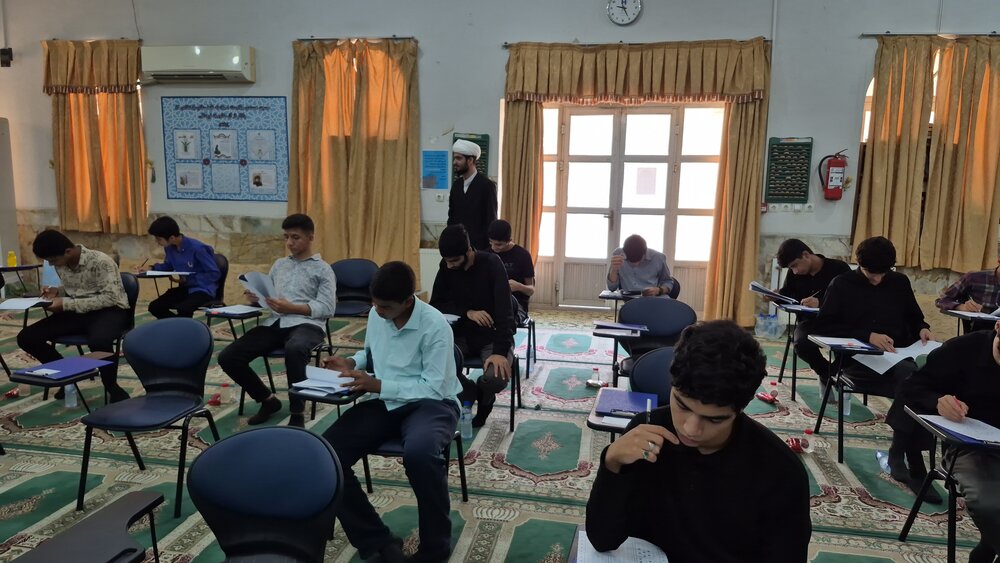 فیلم| آزمون ورودی حوزه علمیه استان بوشهر