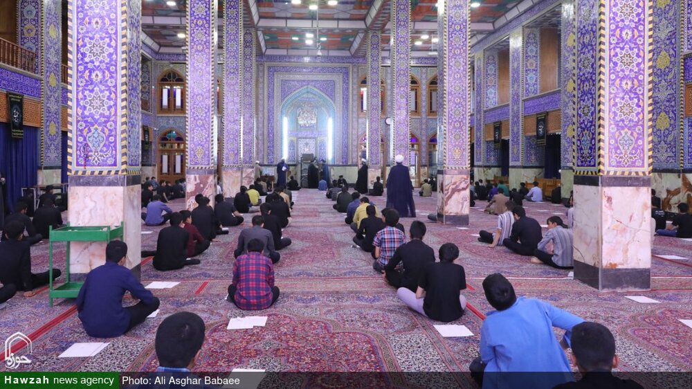 تصاویر/ آزمون ورودی حوزه های علمیه در استان یزد