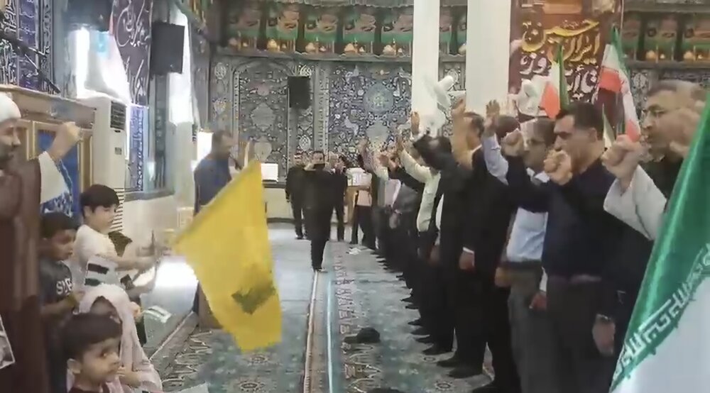 فیلم| تجمع مردم خارگ در جمعه خشم و نصر