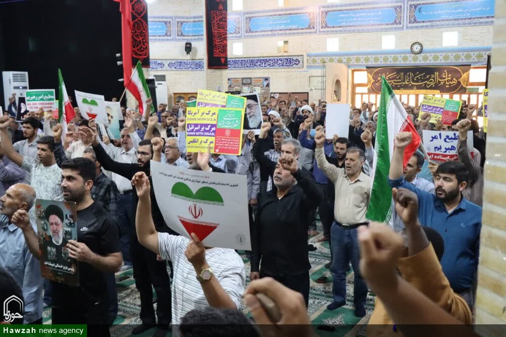 تصاویر/ تجمع مردم عالیشهر در جمعه خشم و نصر