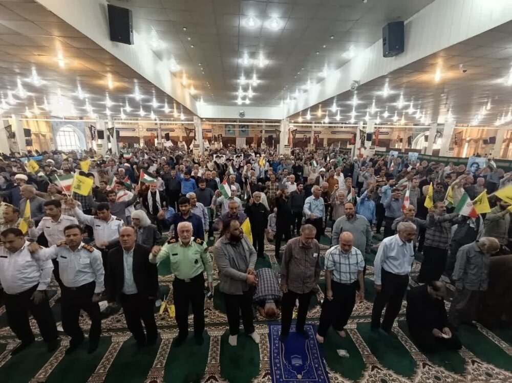 تجمع پرشور مردم بوشهر در محکومیت جنایات صهیونیست‌ها