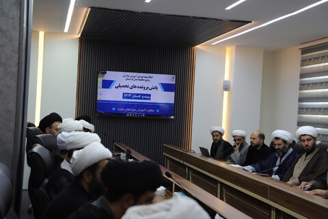 تصاویر/جلسه پایش پرونده طلاب مدارس علمیه کردستان