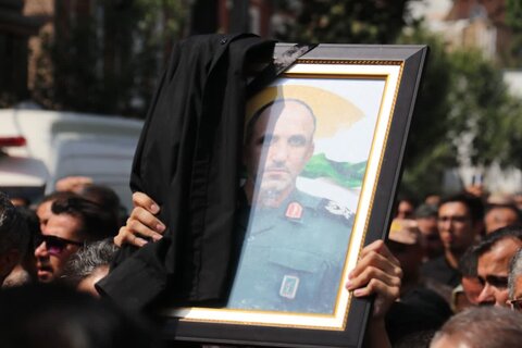 تصاویر/ تشییع پیکر مطهر شهید جواد نارنجی در ارومیه