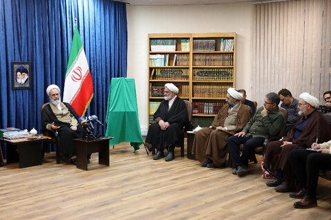 تصاویر/  نشست خبري رونمایی از پوستر فراخوان مقالات کنگره علمی و بین‌المللی امناءالرسل