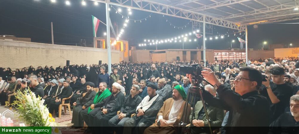 مراسم گرامیداشت شهید دفاع مقدس صادق پشت یافته در شهر میانرود دزفول