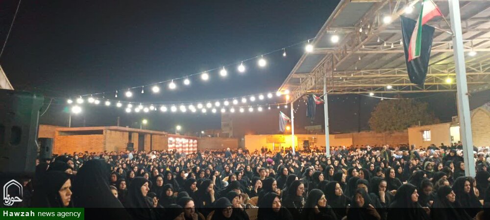 مراسم گرامیداشت شهید دفاع مقدس صادق پشت یافته در شهر میانرود دزفول