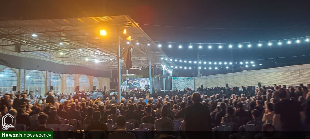 مراسم گرامیداشت شهید دفاع مقدس صادق پشت یافته در شهر میانرود دزفول