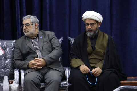 دیدار مدیران دستگاه قضا خوزستان با نماینده ولی فقیه