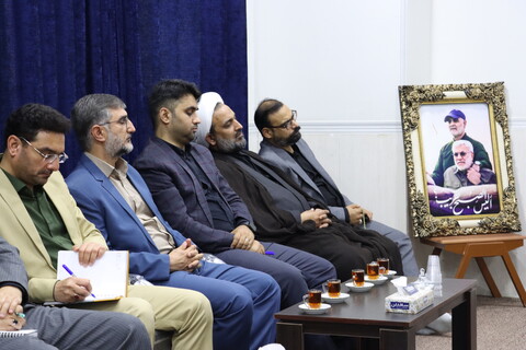 دیدار مدیران دستگاه قضا خوزستان با نماینده ولی فقیه