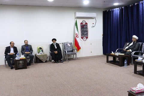 دیدار مدیران دستگاه قضا خوزستان با نماینده ولی فقیه
