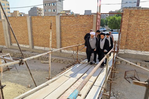 تصاویر/ بازدید نماینده ولی فقیه در استان آذربایجان شرقی از پروژه‌های عمرانی مرکز خدمات حوزه‌های علمیه استان